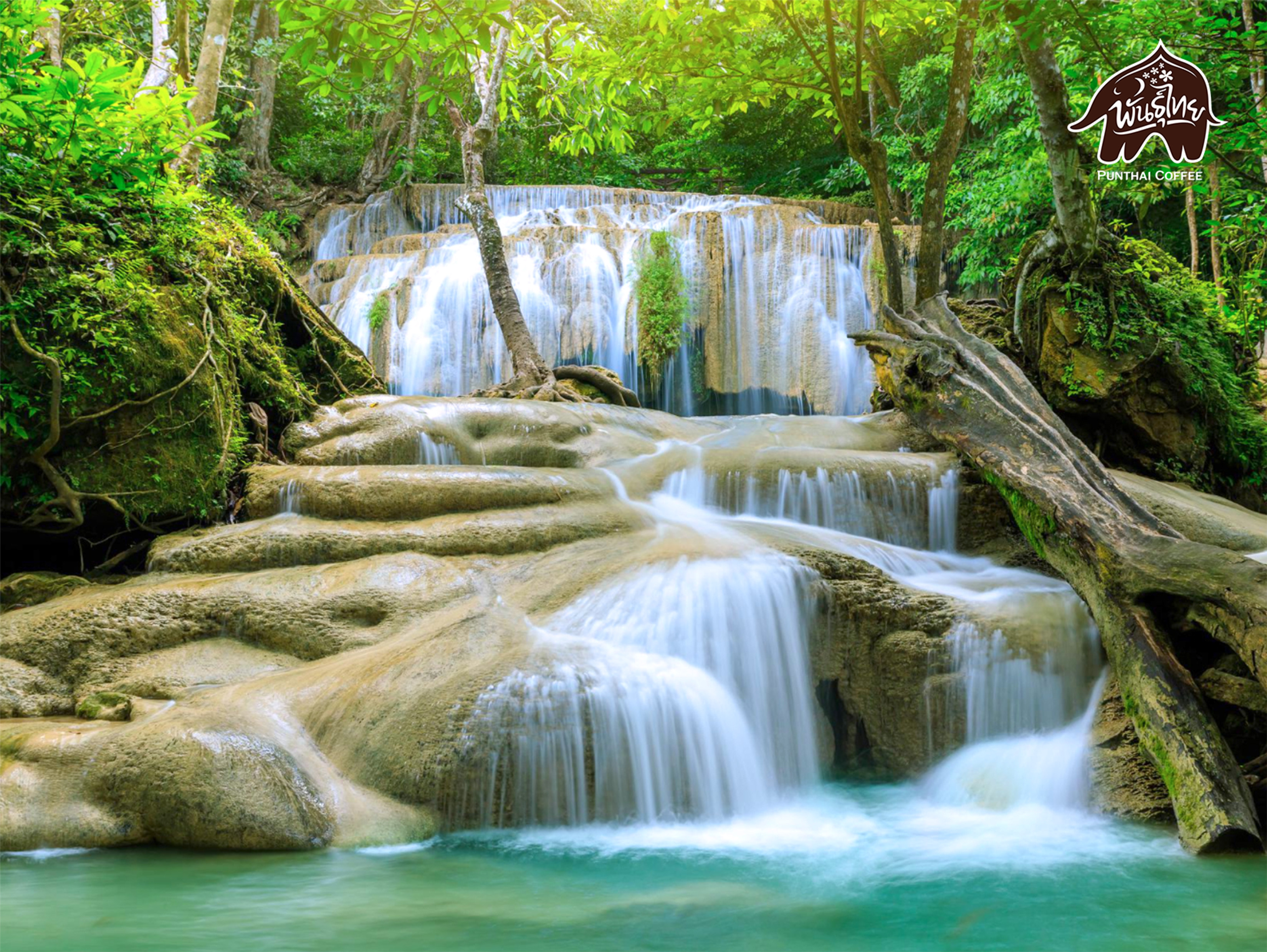 Erawan Waterfall at Kanchanaburi